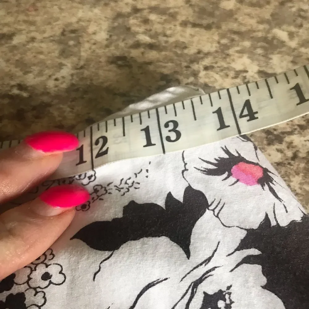 Amy Byer Size 16 Floral Skirt Pink White Brown